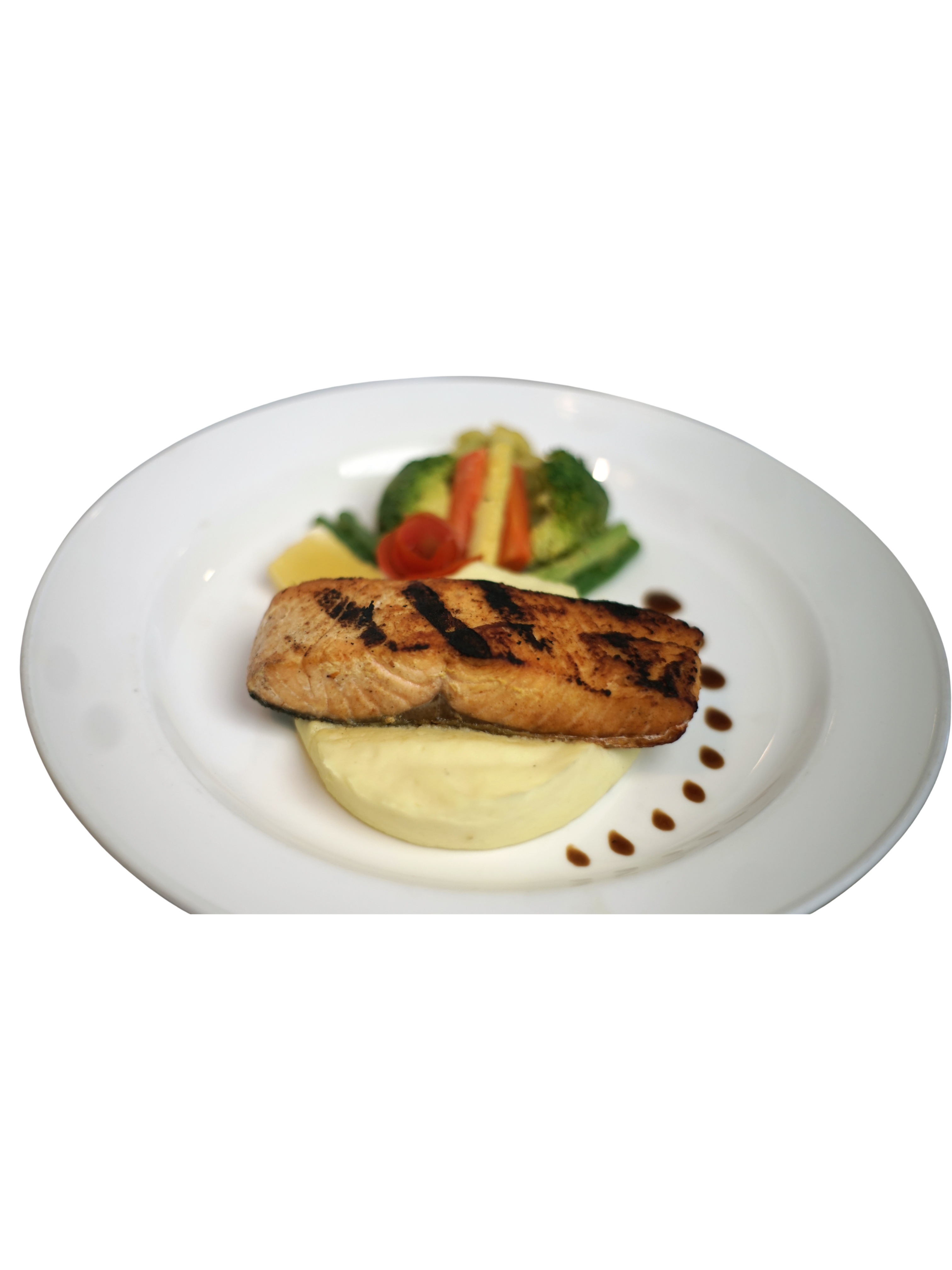 Grilled Salmon Steak