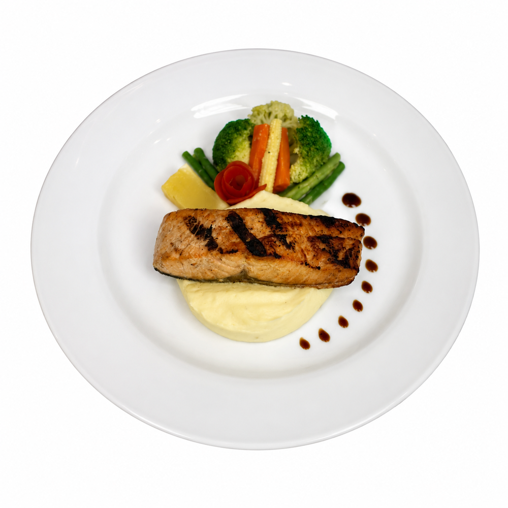 Grilled Salmon Steak